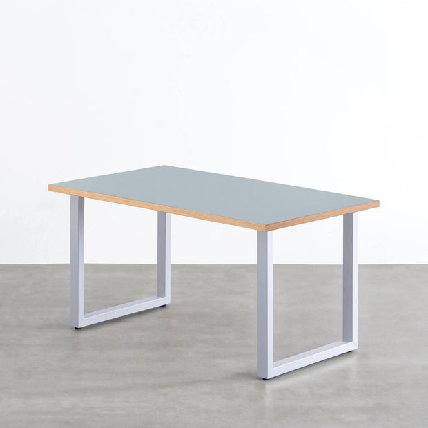 THE TABLE / リノリウム ブルー系 × Colored Steel 全8色　NATURE