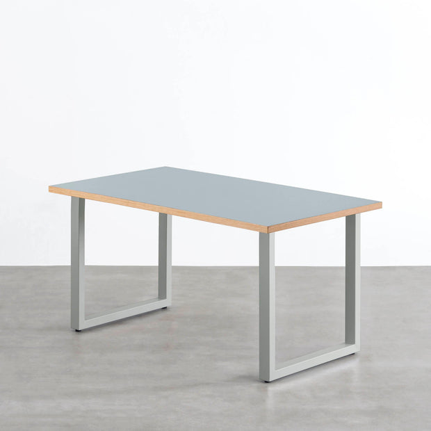 THE TABLE / リノリウム ブルー系 × Colored Steel 全8色　NATURE
