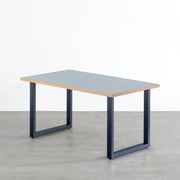 THE TABLE / リノリウム ブルー系 × Colored Steel 全8色　NATURE