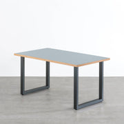 THE TABLE / リノリウム ブルー系 × Colored Steel 全8色　NATURE