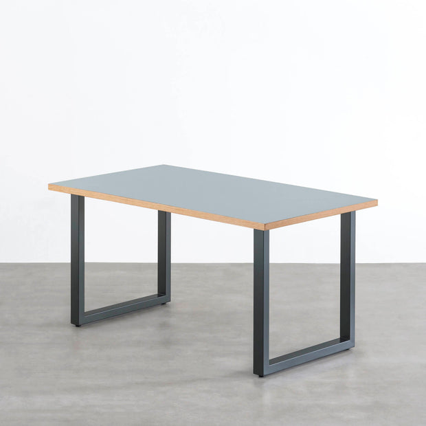 THE TABLE / リノリウム ブルー系 × Colored Steel 全8色　NATURE