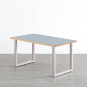 THE TABLE / リノリウム ブルー系 × Colored Steel 全8色　NATURE