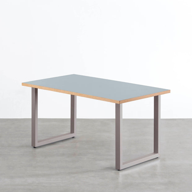 THE TABLE / リノリウム ブルー系 × Colored Steel 全8色　NATURE