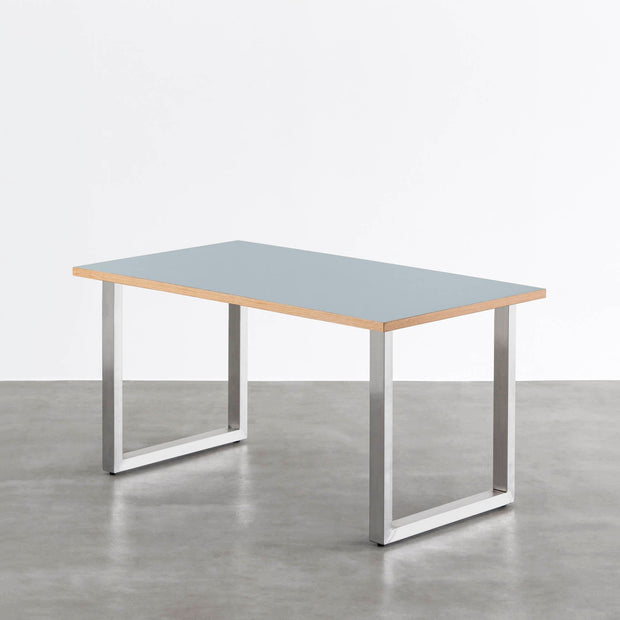 THE TABLE / リノリウム ブルー系 × Stainless