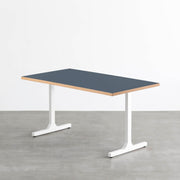 THE TABLE / リノリウム ブルー系 × White Steel