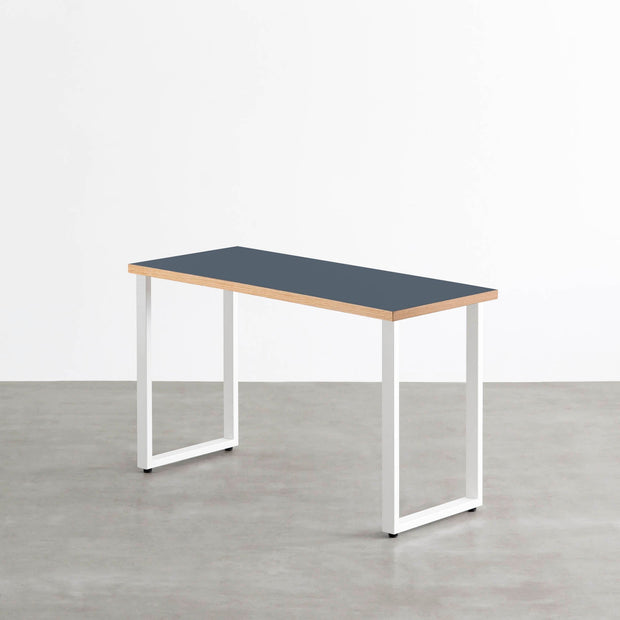 THE TABLE / リノリウム ブルー系 × White Steel