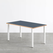 THE TABLE / リノリウム ブルー系 × White Steel