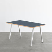 THE TABLE / リノリウム ブルー系 × White Steel