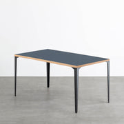 THE TABLE / リノリウム ブルー系 × Black Steel