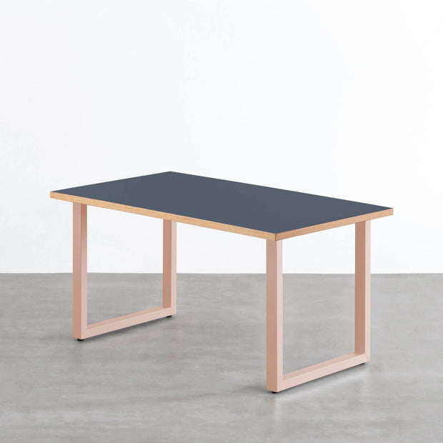 THE TABLE / リノリウム ブルー系 × Colored Steel 全8色　NATURE