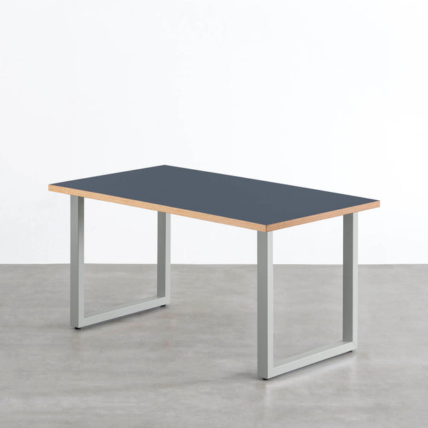 THE TABLE / リノリウム ブルー系 × Colored Steel 全8色　NATURE