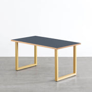 THE TABLE / リノリウム ブルー系 × Colored Steel 全8色　NATURE
