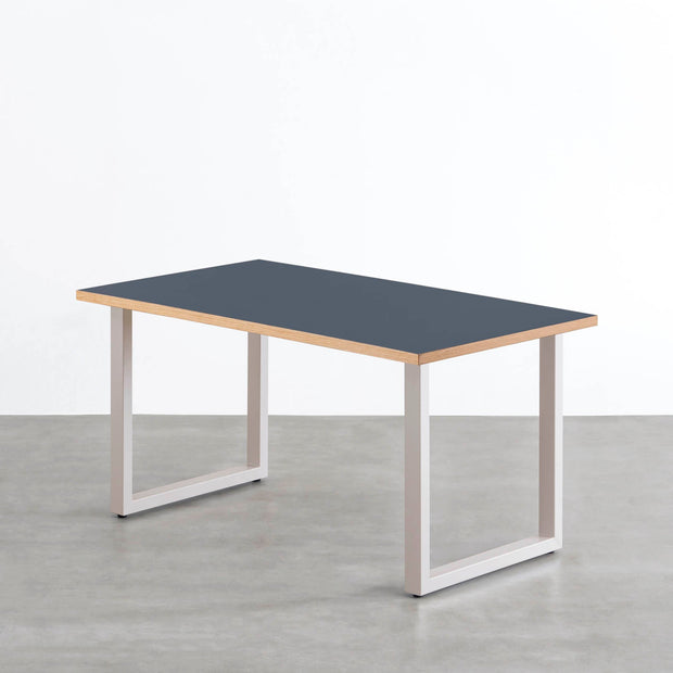 THE TABLE / リノリウム ブルー系 × Colored Steel 全8色　NATURE