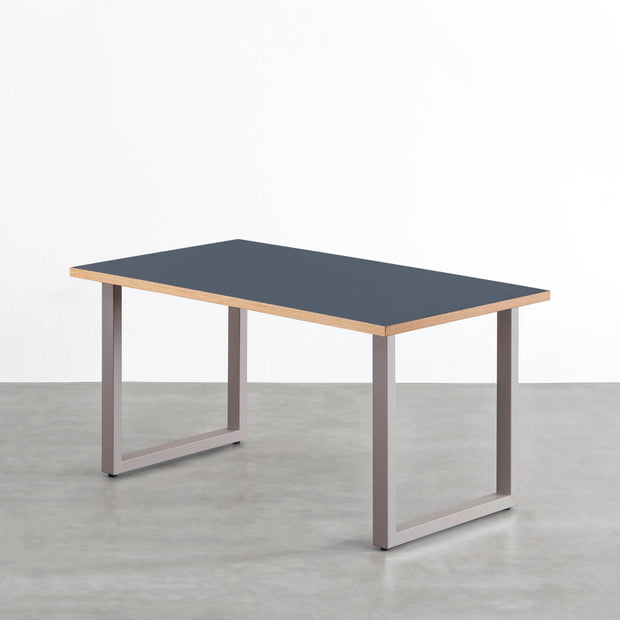 THE TABLE / リノリウム ブルー系 × Colored Steel 全8色　NATURE