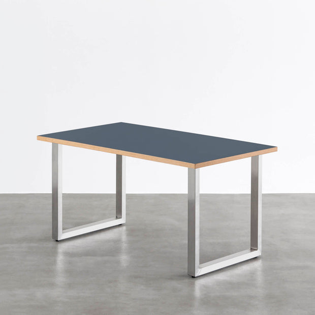 THE TABLE / リノリウム ブルー系 × Stainless