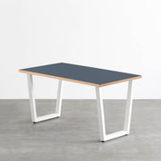 THE TABLE / リノリウム ブルー系 × White Steel