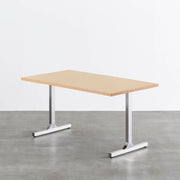 THE TABLE / リノリウム ベージュ・グレー系 × Stainless