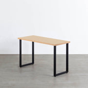THE TABLE / リノリウム ベージュ・グレー系 × Black Steel
