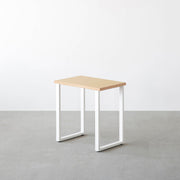THE TABLE / コンパクトデスク リノリウム 全32色 × White Steel