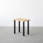 THE TABLE / コンパクトデスク リノリウム 全32色 × Black Steel