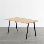 THE TABLE / リノリウム ベージュ・グレー系 × Black Steel