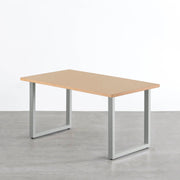 THE TABLE / リノリウム ベージュ・グレー系 × Colored Steel 全8色　NATURE