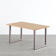 THE TABLE / リノリウム ベージュ・グレー系 × Colored Steel 全8色　NATURE