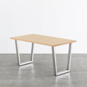 THE TABLE / リノリウム ベージュ・グレー系 × Stainless