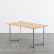 THE TABLE / リノリウム ベージュ・グレー系 × Stainless