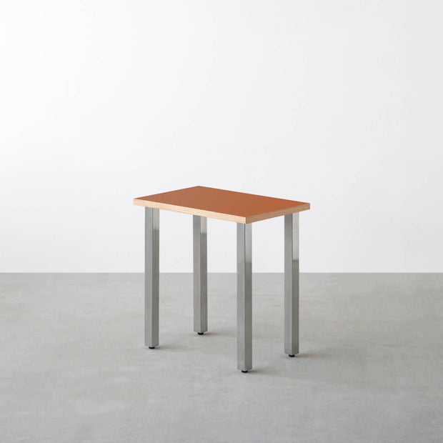 THE TABLE / コンパクトデスク リノリウム 全32色 × Stainless