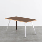 THE TABLE / リノリウム ブラック・ブラウン系 × Stainless
