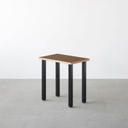 THE TABLE / コンパクトデスク リノリウム 全32色 × Black Steel