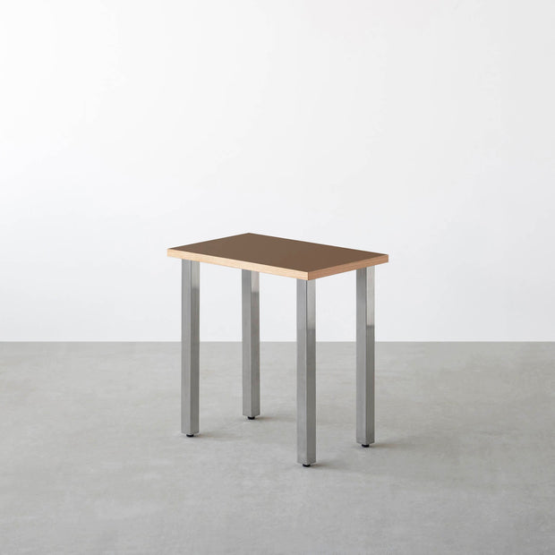 THE TABLE / コンパクトデスク リノリウム 全32色 × Stainless
