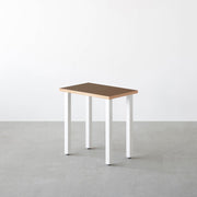 THE TABLE / コンパクトデスク リノリウム 全32色 × White Steel