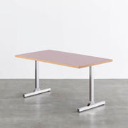 THE TABLE / リノリウム レッド・オレンジ系 × Stainless