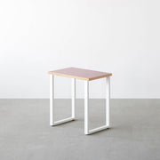 THE TABLE / コンパクトデスク リノリウム 全32色 × White Steel