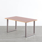 THE TABLE / リノリウム レッド・オレンジ系 × Colored Steel 全8色　NATURE