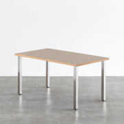 THE TABLE / リノリウム ブラック・ブラウン系 × Stainless