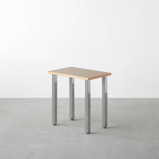 THE TABLE / コンパクトデスク リノリウム 全32色 × Stainless