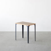 THE TABLE / コンパクトデスク リノリウム 全32色 × Black Steel