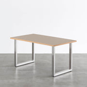 THE TABLE / リノリウム ブラック・ブラウン系 × Stainless