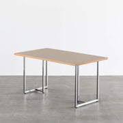 THE TABLE / リノリウム ブラック・ブラウン系 × Stainless