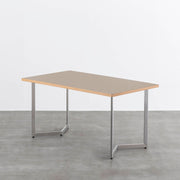 THE TABLE / リノリウム ブラック・ブラウン系 × Stainless