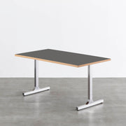 THE TABLE / リノリウム ブラック・ブラウン系 × Stainless