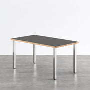 THE TABLE / リノリウム ブラック・ブラウン系 × Stainless