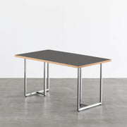 THE TABLE / リノリウム ブラック・ブラウン系 × Stainless
