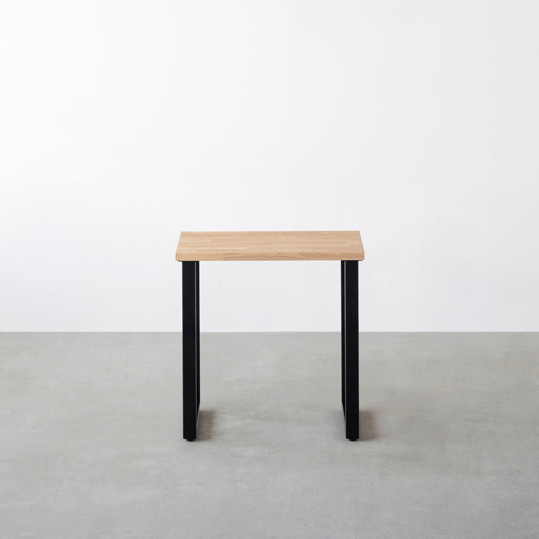 THE TABLE / コンパクトデスク ラバーウッド アッシュグレー × Black