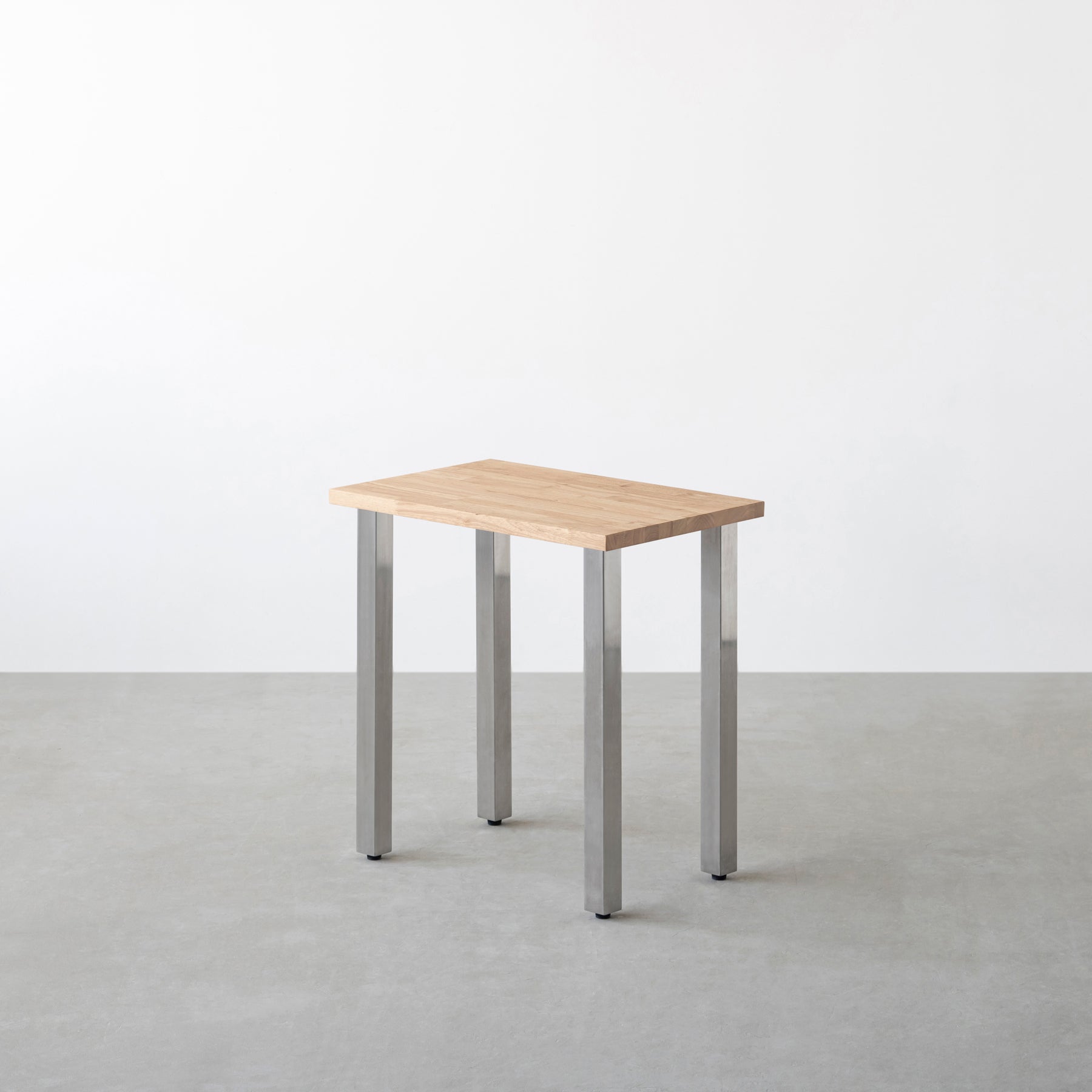 KANADEMONO コンパクトデスク ラバーウッド アッシュグレー THE TABLE / コンパクトデスク ラバーウッド アッシュグレー