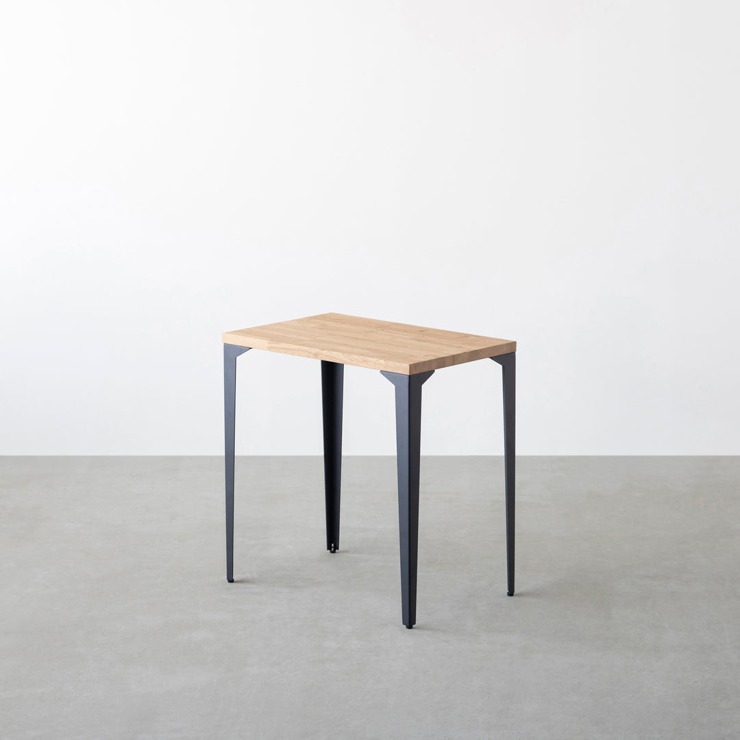 THE TABLE / コンパクトデスク ラバーウッド アッシュグレー × Black