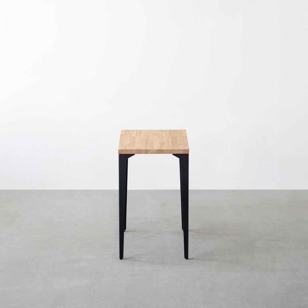 kanademono カナデモノ THE TABLE ラバーウッド デスク THE TABLE / コンパクトデスク ラバーウッド アッシュグレー × Black